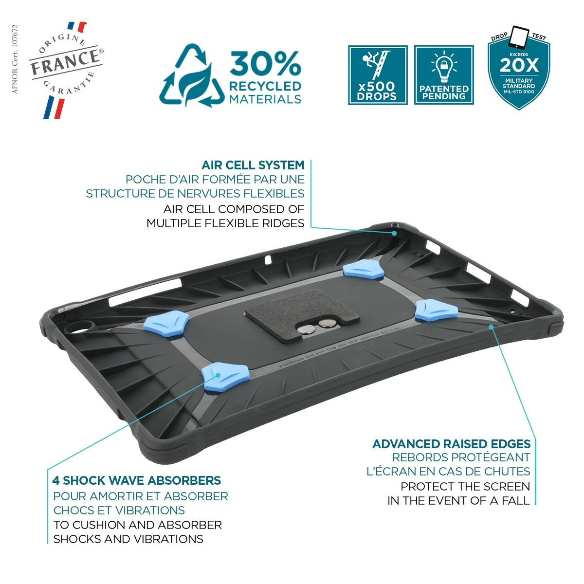 Mobilis PROTECH Case+360 handst.+kickstand+handstrap A9+10.9, Ansicht 3