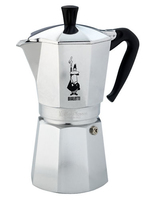 Bialetti Moka Express - Mokka-Kanne - Aluminium - Schwarz - Aluminium - 18 Tassen - Moka Express - CE