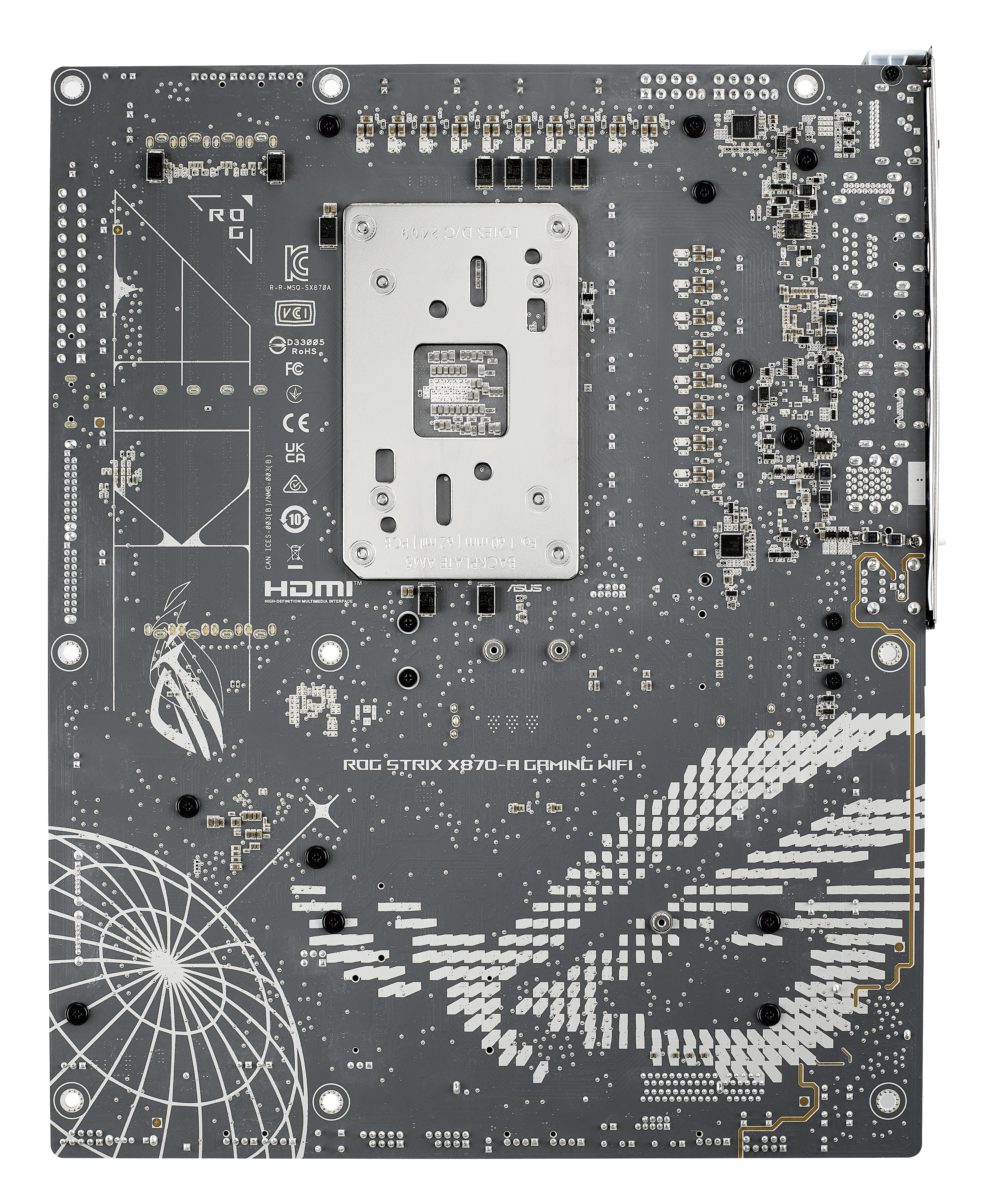 ASUS ROG STRIX X870-A GAMING WIFI - Motherboard - ATX - Socket AM5 - AMD X870 Chipsatz - USB4, USB 3.2 Gen 2, Ansicht 3
