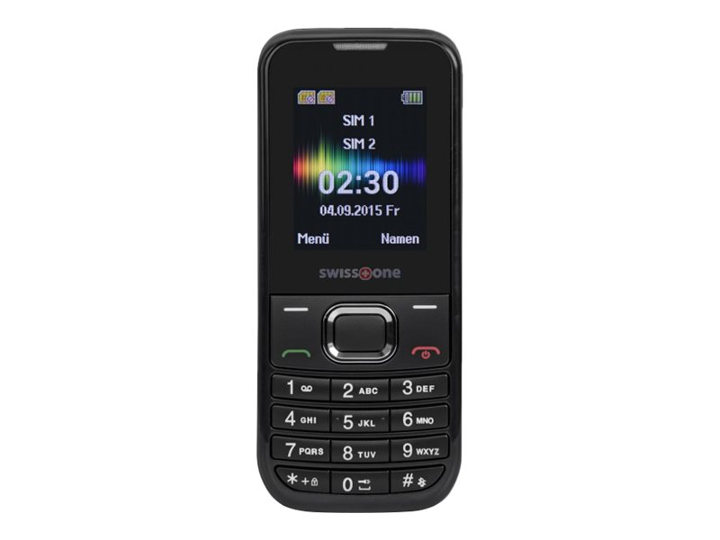 Swisstone SC 230 Dual-Sim schwarz GSM Mobiltelefon - Mobiltelefon - 600 mAh