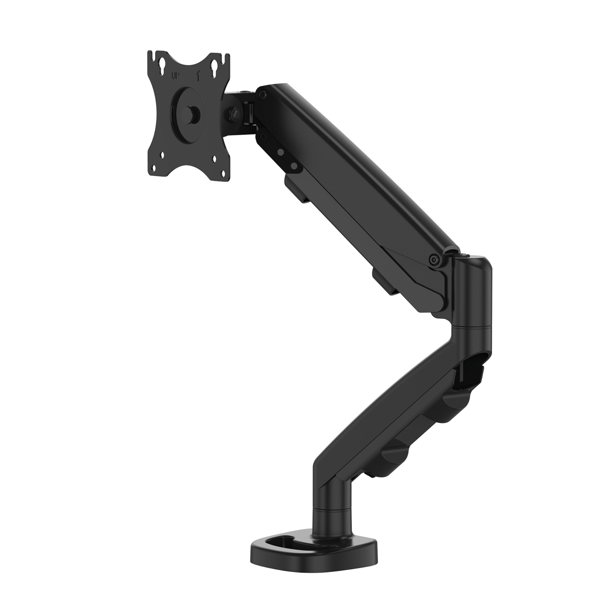 Fellowes Befestigungskit - einstellbarer Arm - für Monitor - Stahl - Schwarz, RAL 9017 - Größe: 25.4-76.2 cm (10-39), Ansicht 3