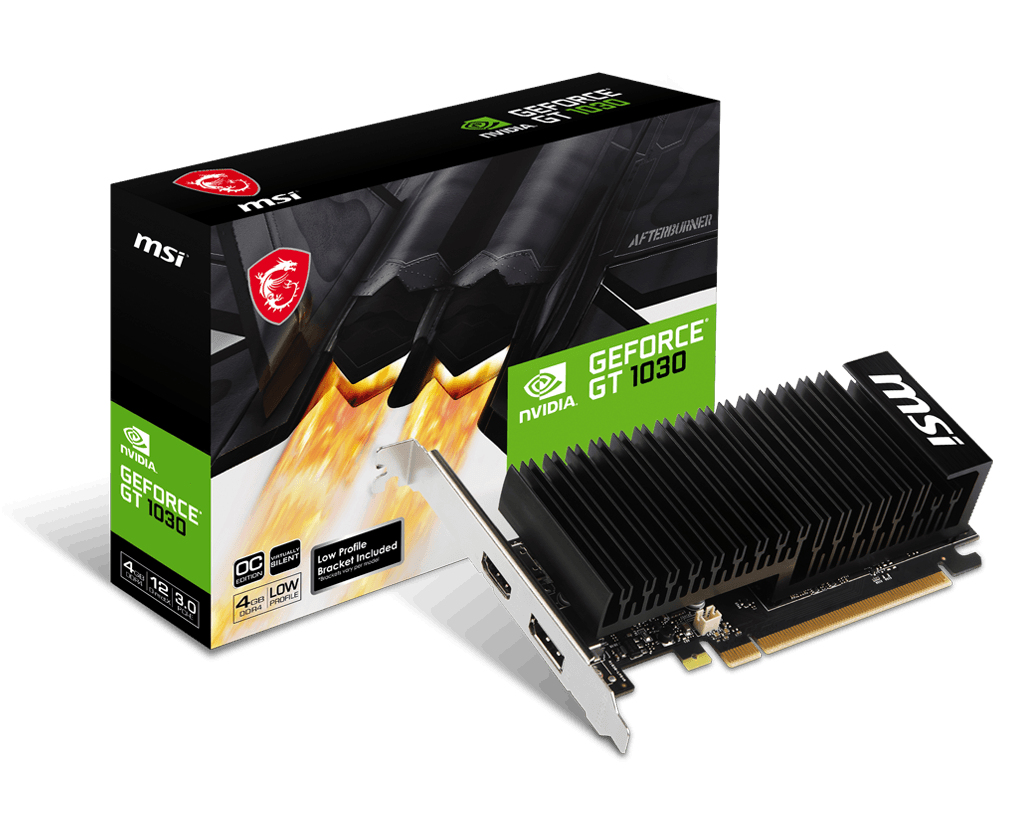 MSI VGA GeForce GT 1030 4GHD4 LP OC, Ansicht 2