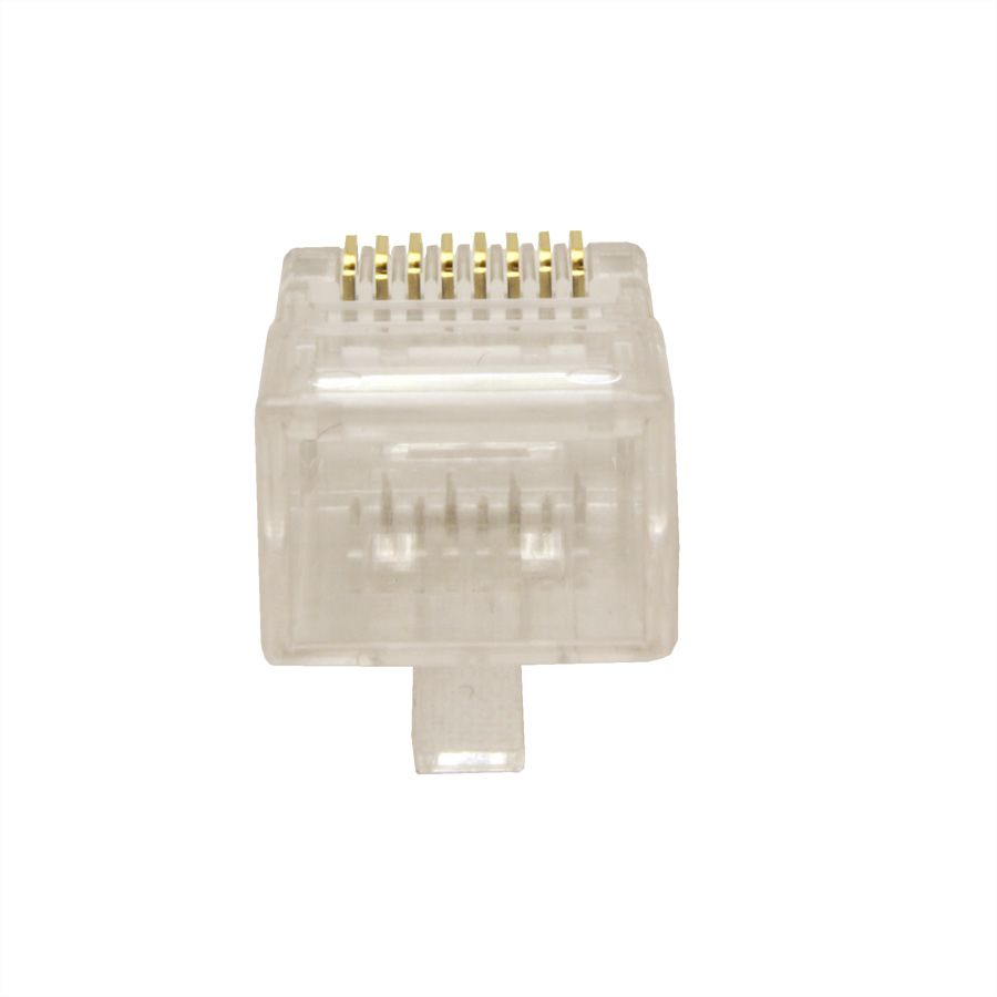 VALUE Netzwerkanschluss - RJ-45 (M) - ungeschirmt - CAT 6e - durchsichtig (Packung mit 100), Ansicht 2