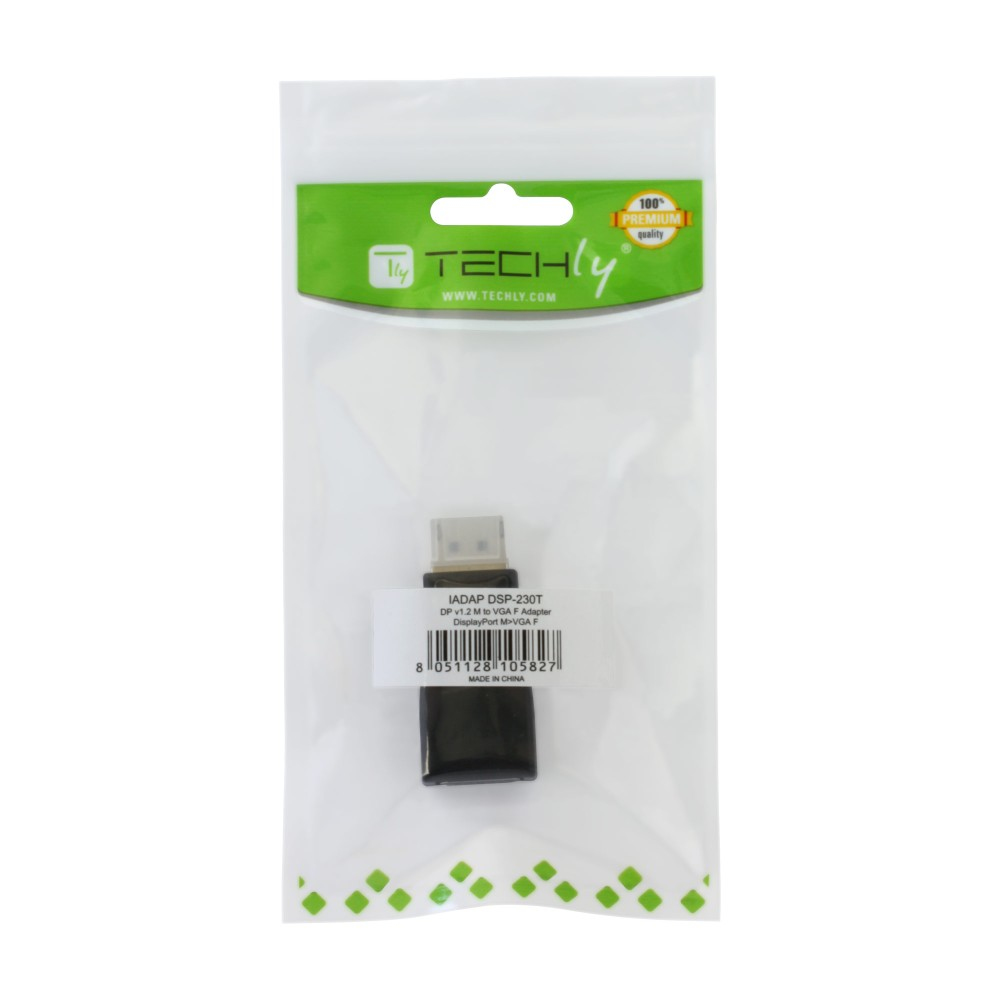 Techly Videokonverter - VGA - DisplayPort, Ansicht 3