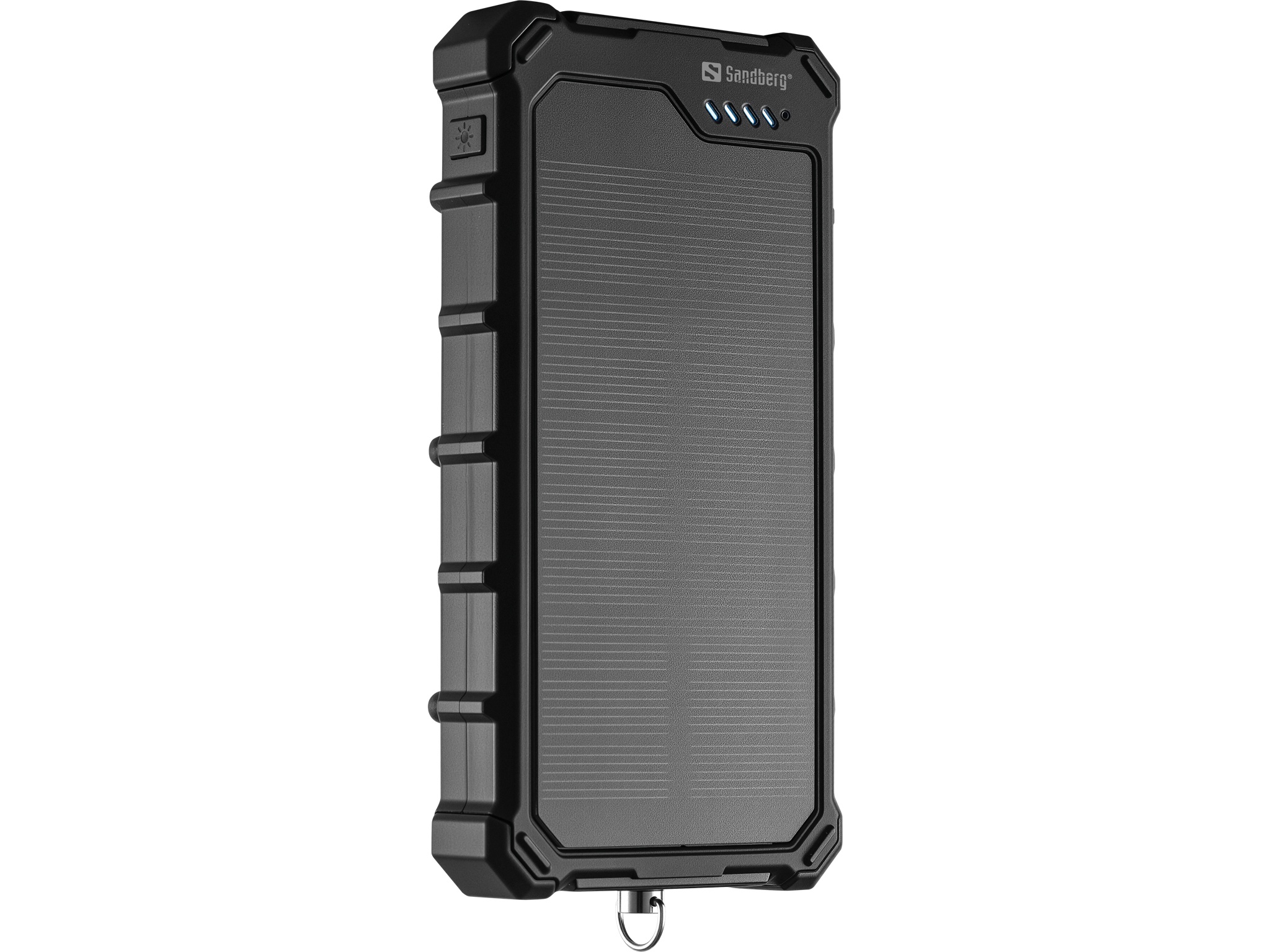 SANDBERG Active - Solar-Powerbank - 10000 mAh - 37 Wh - 22.5 Watt - 3 A - PD/PPS - 2 Ausgänge (USB, 24 pin USB-C), Ansicht 4