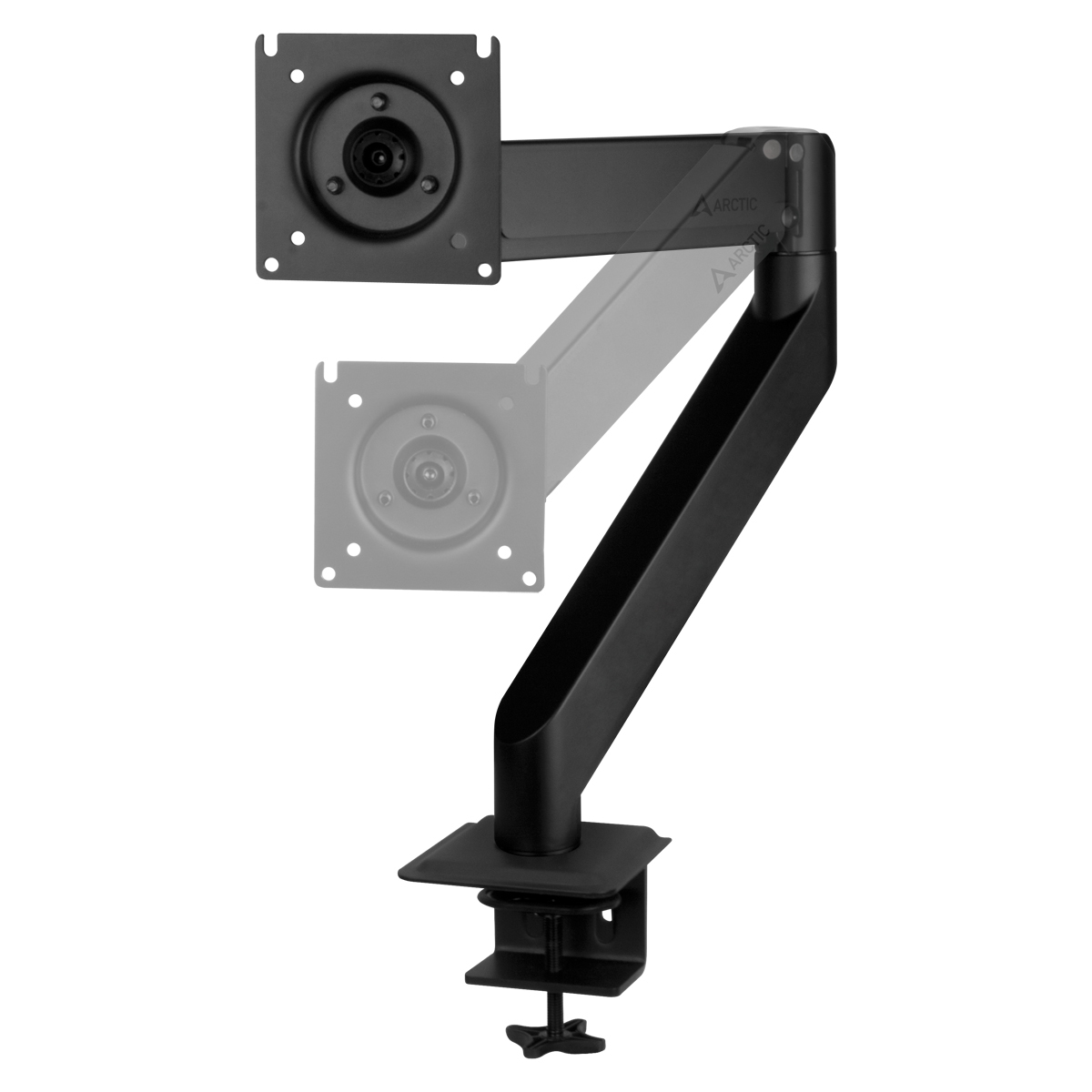 Arctic X1-3D - Befestigungskit (Gelenkarm) - full-motion - für Monitor - Stahl, Zinklegierung, Aluminiumlegierung, Ansicht 3