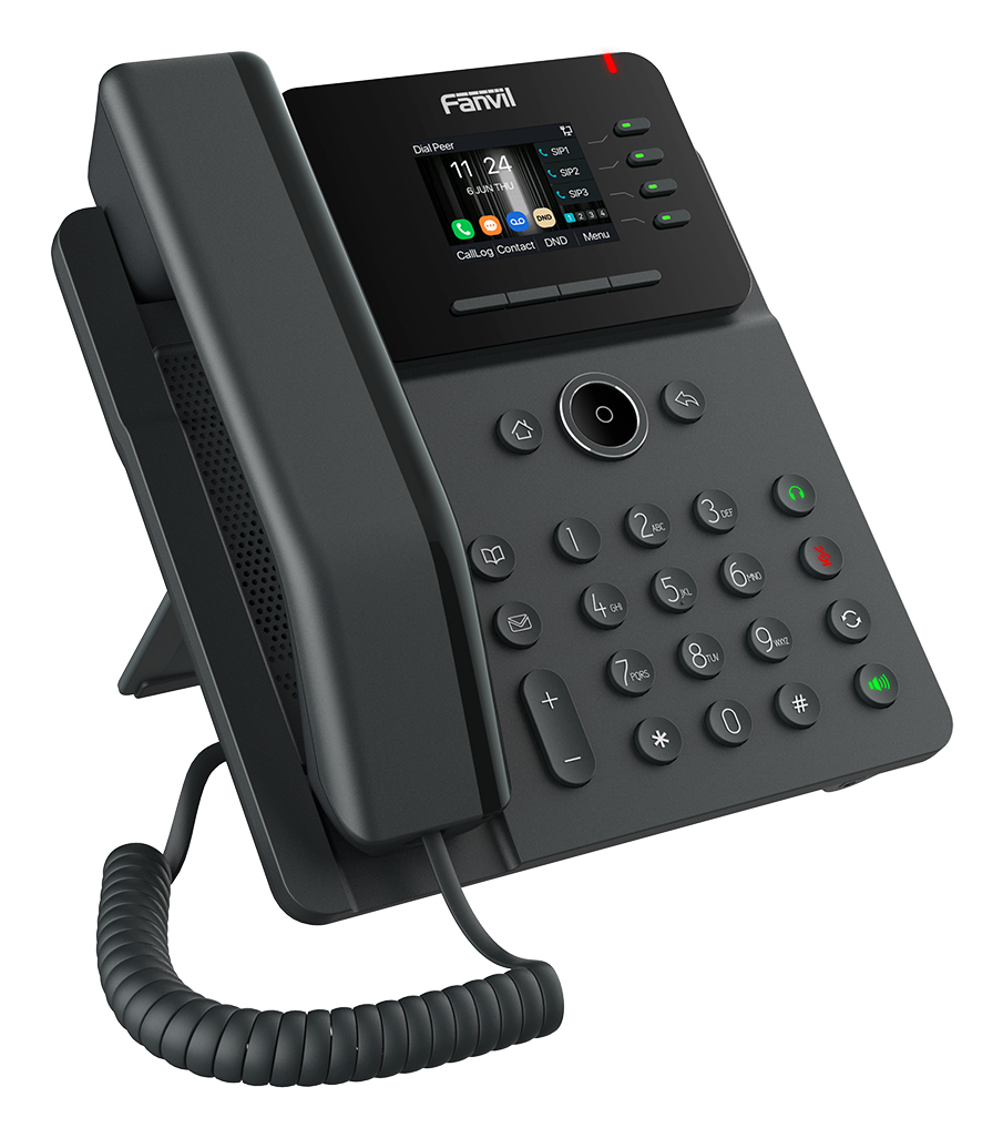 Fanvil V61W IP Phone black/2.4 color screen - VoIP-Telefon - SIP, Ansicht 3