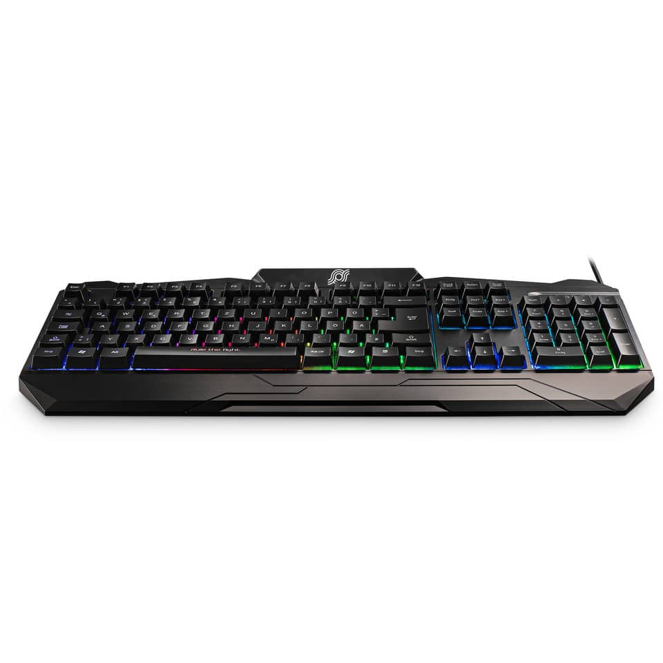 MediaRange GS102 Keyboard and Optical Mouse Gaming Combo Set schwarz, USB - TL: Deutsch, QWERTZ, Ansicht 2