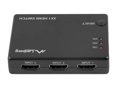 Lanberg SWV-HDMI-0003 - HDMI - 2.0b - Schwarz - Acrylnitril-Butadien-Styrol (ABS) - 60 Hz - 3 m, Ansicht 3