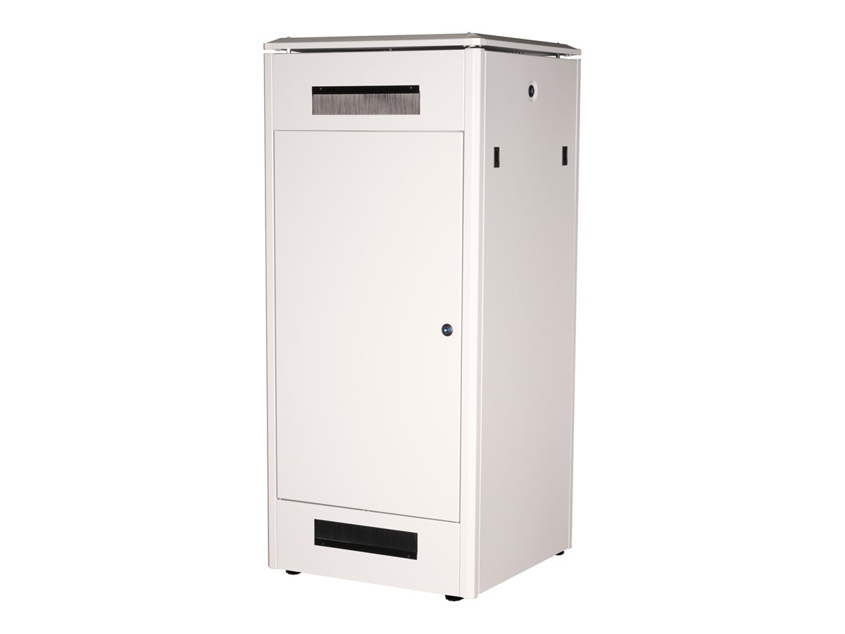 ROLINE 19 Zoll Netzwerkschrank Pro 26 HE 600x600 BxT Glastür grau, Ansicht 5