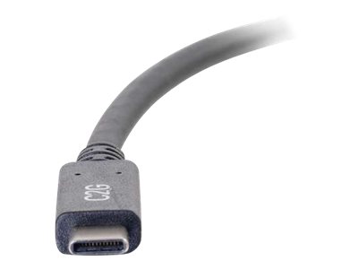 C2G 3m (10ft) USB C Cable - USB A 3.0 (3A) - MM USB Type C Cable - Black - USB-Kabel - 24 pin USB-C (M)