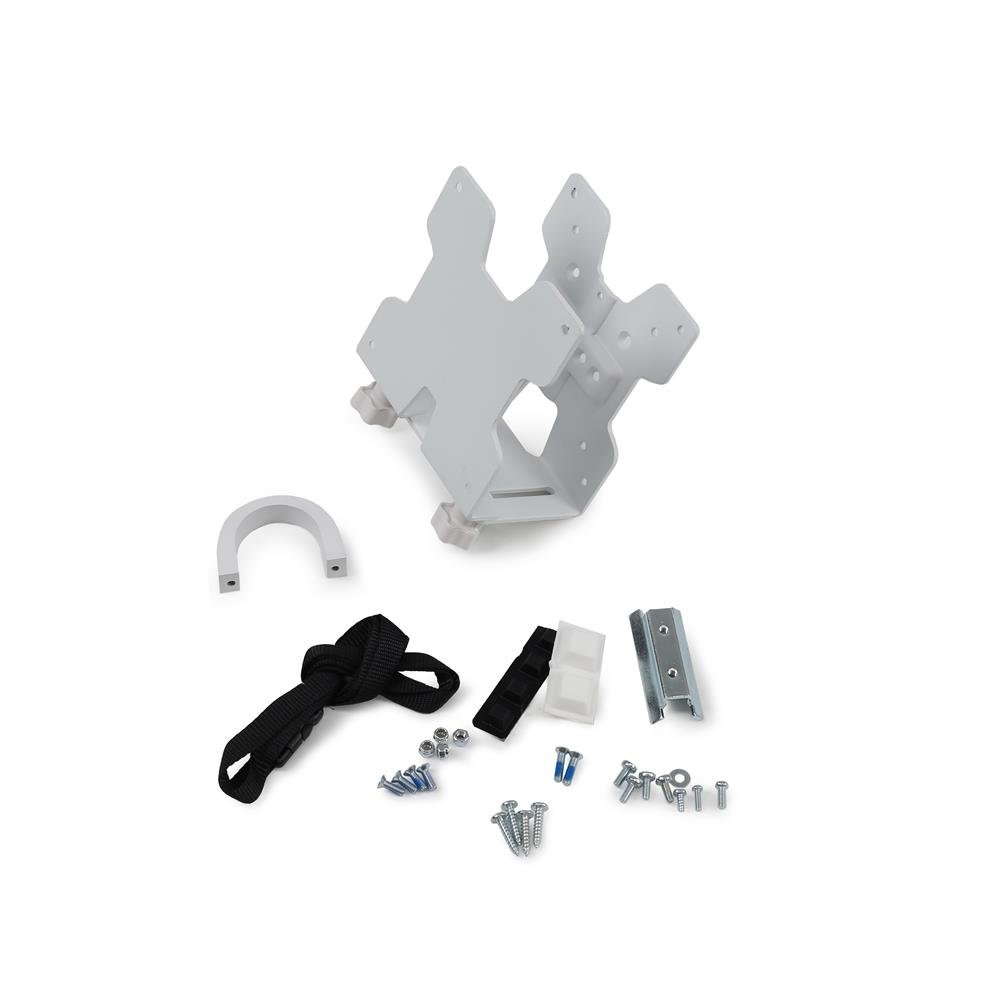 Ergotron Mini-PC-Halterung - unter Tisch montierbar, an Wandschiene montierbar, Pfosten und VESA-Halterung montierter, Ansicht 4