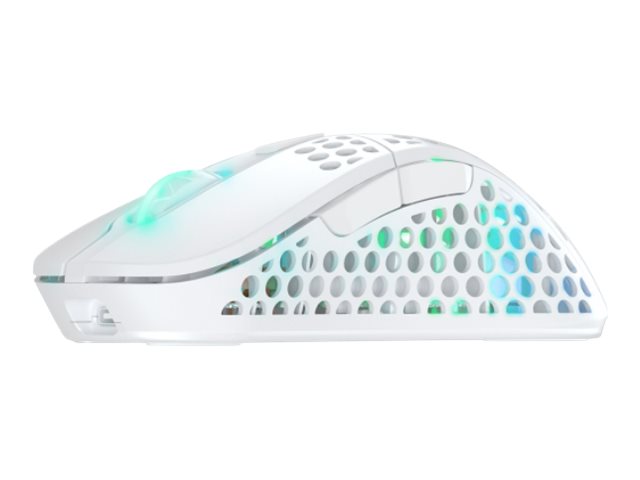 Cherry Xtrfy M4 RGB - Maus - optisch - kabellos - 2.4 GHz - kabelloser Empfänger (USB)