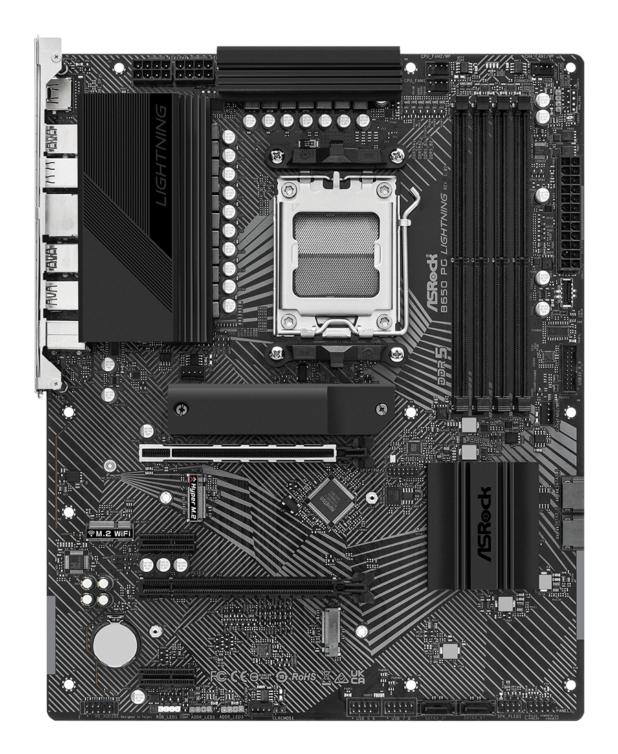 ASRock B650 PG Lightning - Motherboard - ATX - Socket AM5 - AMD B650 Chipsatz, Ansicht 4
