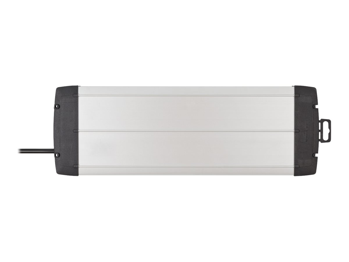 Brennenstuhl 1391000912 - 3 m - 12 AC-Ausgänge - Indoor - Aluminium - Schwarz - Weiß - 445 mm, Ansicht 3