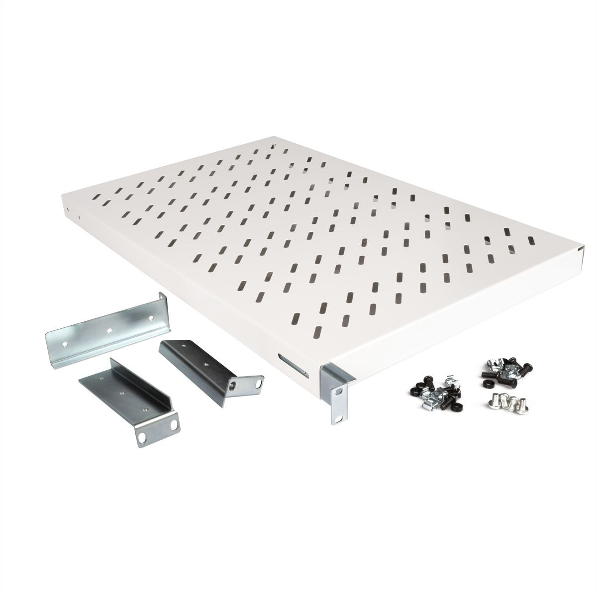 ROLINE 19 Zoll Fachboden 1 HE 770 T 50 kg grau, Ansicht 2