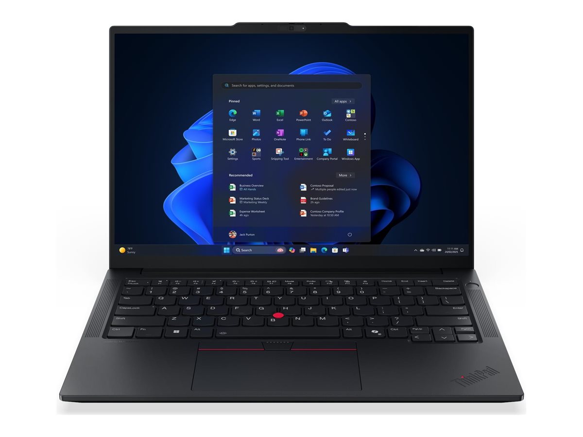 Lenovo ThinkPad E14 Gen 8 21Y2 - AMD Ryzen AI 7 345 / 2 GHz - Win 11 Pro - Radeon 820M - 16 GB RAM - 512 GB SSD TCG Opal Encryption 2, NVMe - 35.6 cm (14")