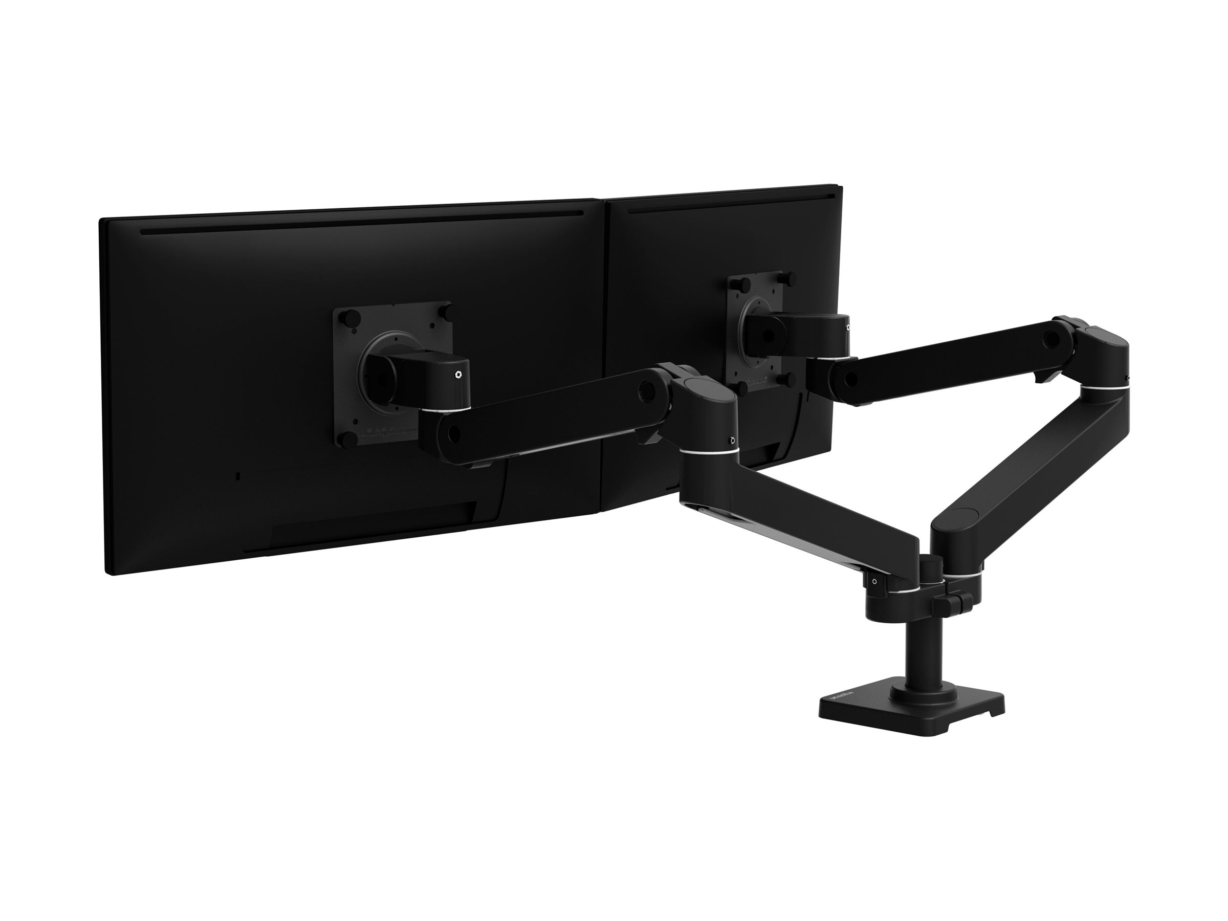 Ergotron LX Pro - Befestigungskit (Doppelarm) - modular - für 2 LCD-Displays - Aluminium - Schwarz - bis zu 68,6 cm, Ansicht 3