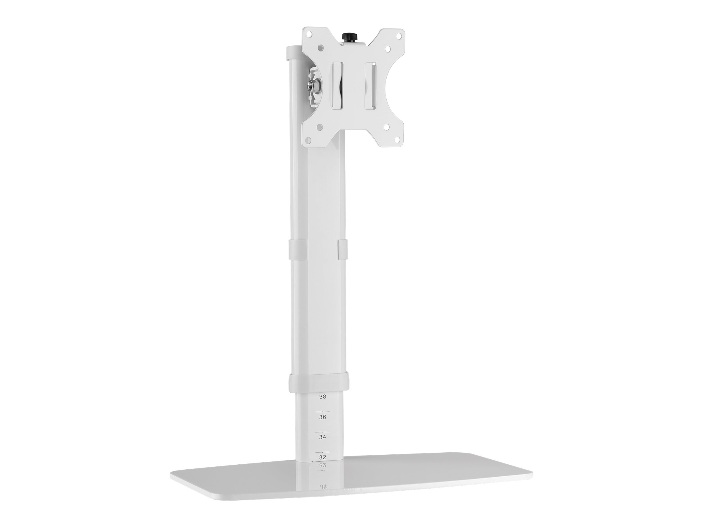 Techly DESK 100 - Aufstellung - freistehend - für Monitor - weiß - Bildschirmgröße: 43.2-68.6 cm (17-27), Ansicht 5