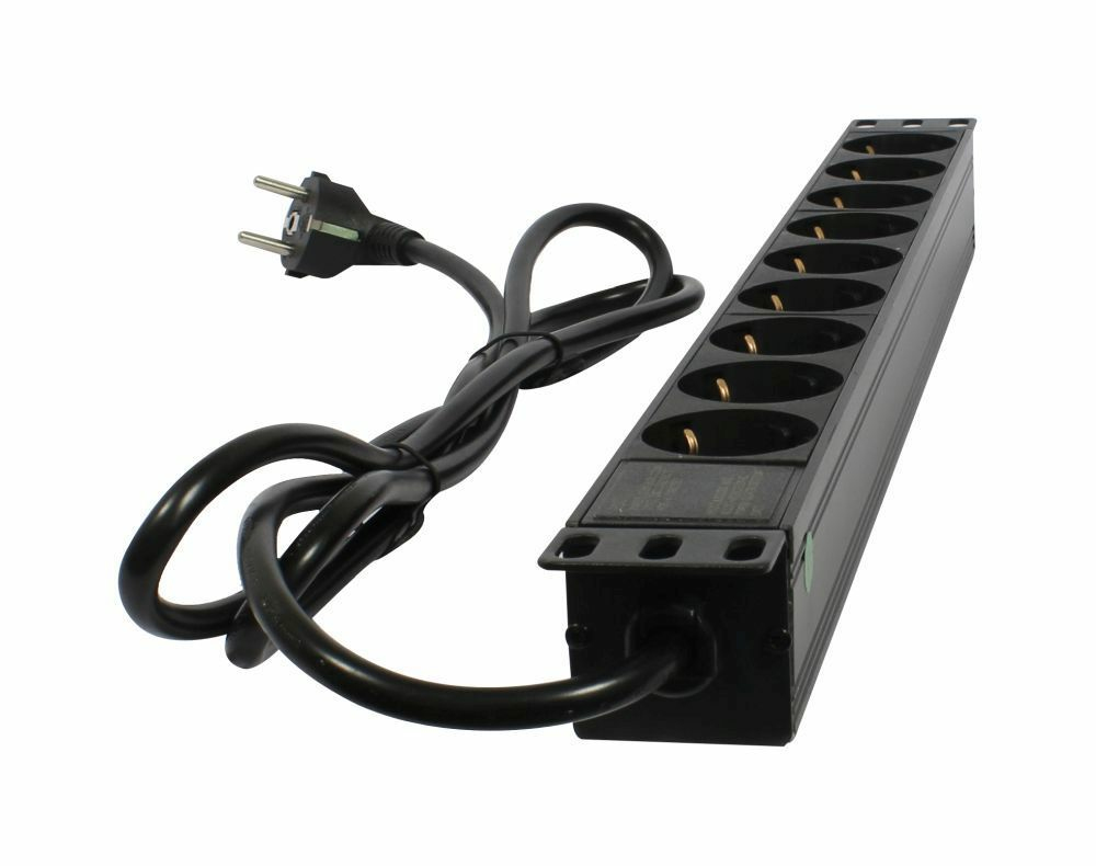 Synergy 21 ALLNET 19zbh. Steckdosenleiste 9xDosen CEE7 ->Stecker, Ansicht 3
