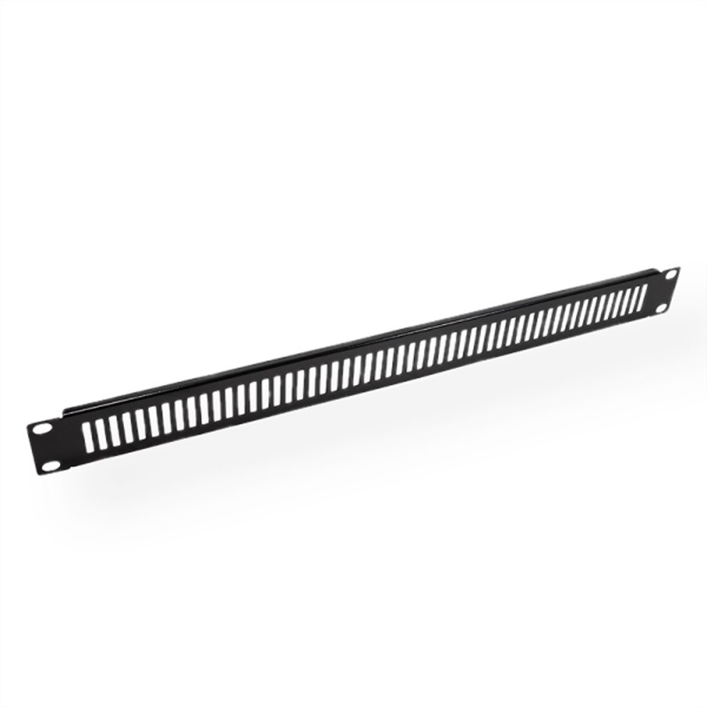 VALUE Blindabdeckung - Vorderseite - Schwarz, RAL 9005 - 1U - 48.3 cm (19), Ansicht 2
