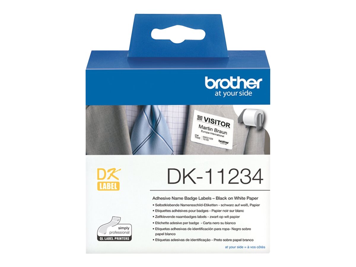 BROTHER name badge labels (DK11234)