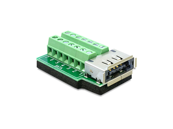 Delock Power Over eSATA-Adapter - 14-polige Anschlussleiste (W)