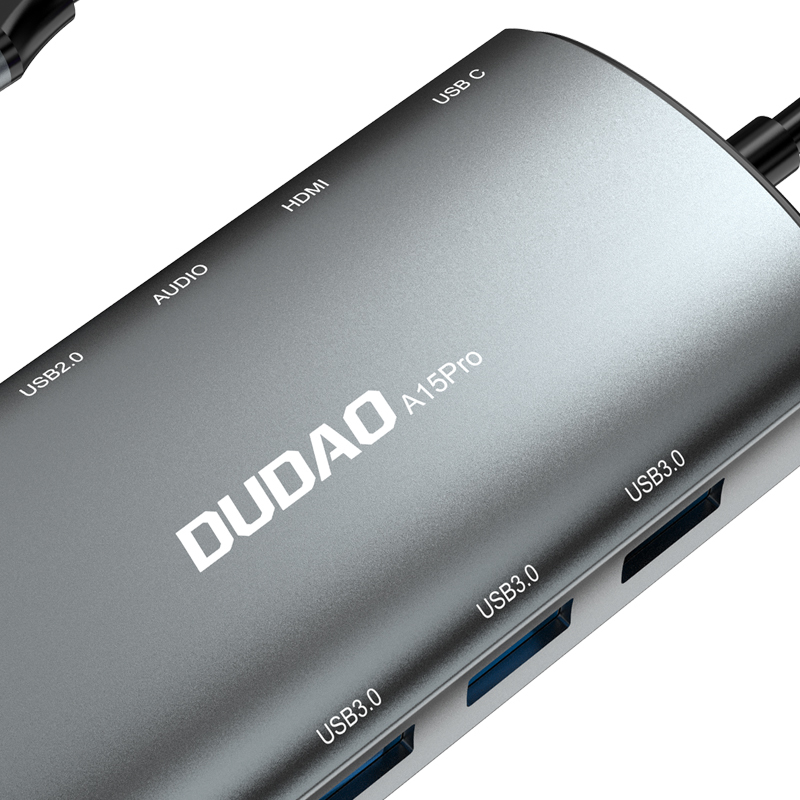 Dudao Stacja/replikator USB-C A15Pro grey, Ansicht 4