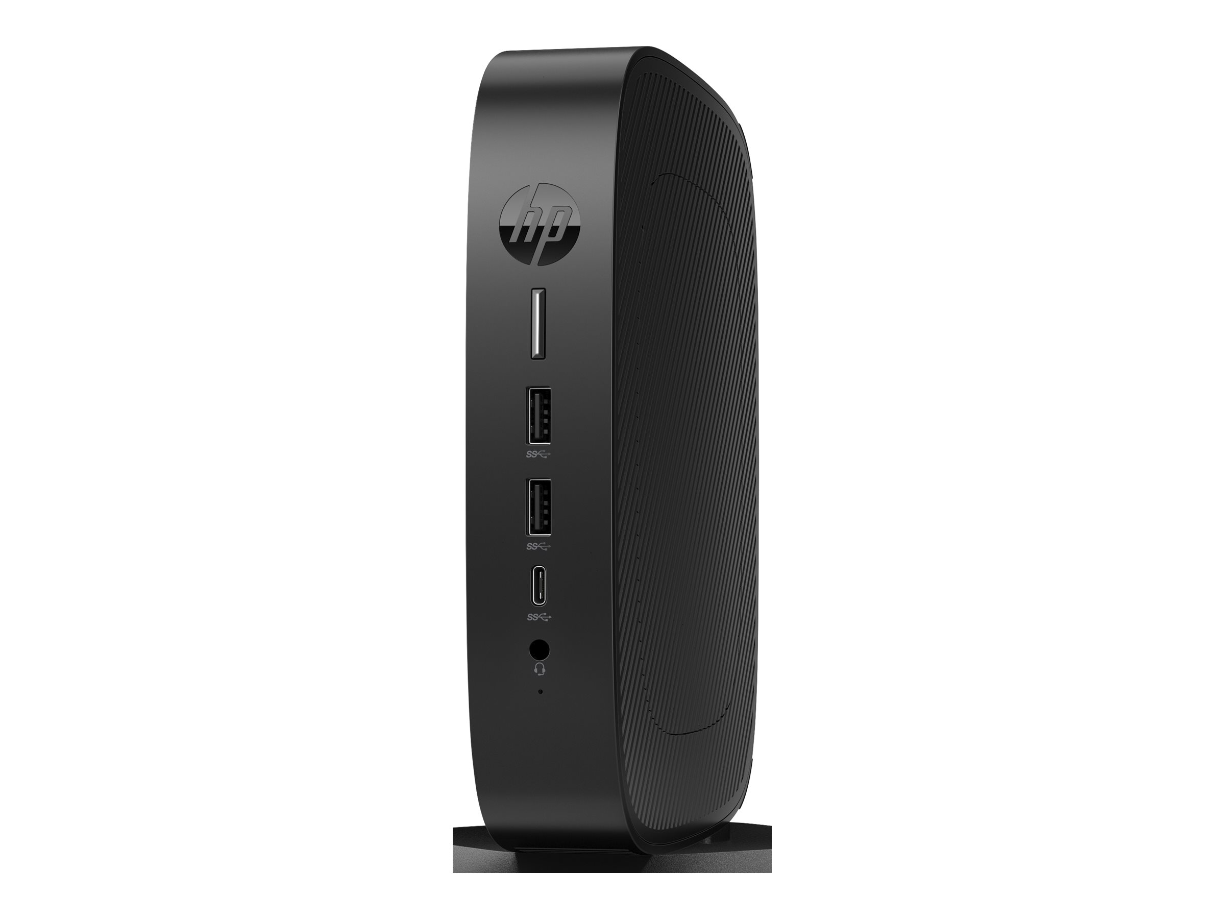 HP Elite t655 - Thin Client - SFF - 1 x Ryzen Embedded R2314 / 2.1 GHz - RAM 8 GB - Flash 32 GB - eMMC - Radeon Graphics - 1GbE - HP ThinPro - Monitor: keiner - Tastatur: Deutsch