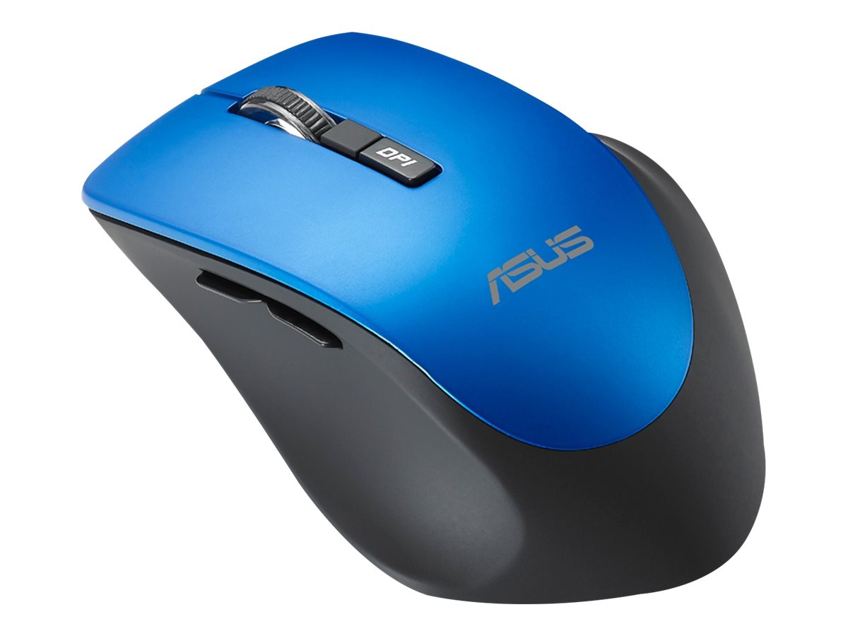 ASUS WT425 - Maus - Für Rechtshänder - optisch - 6 Tasten - kabellos - 2.4 GHz - kabelloser Empfänger (USB)