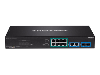 TRENDnet TPE 3012LS - Switch - Smart - 8 x 101001000 (PoE+)