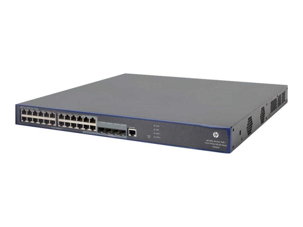 HP 830 24-Port Unified-Wired-WLAN-Switch (JG640A#ABB)