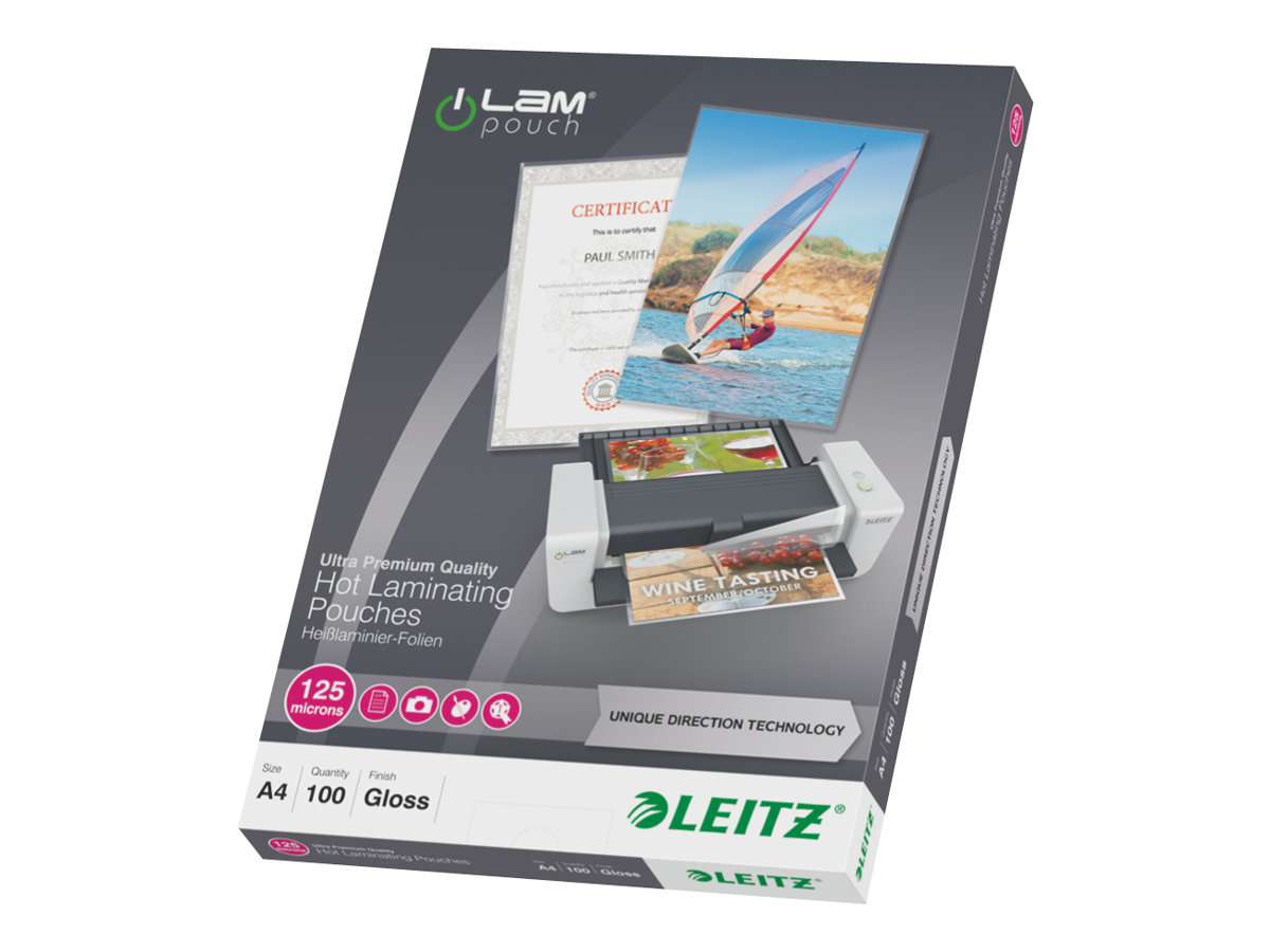 Esselte Leitz Glänzend, kristallklar - A4 (210 x 297, Ansicht 3