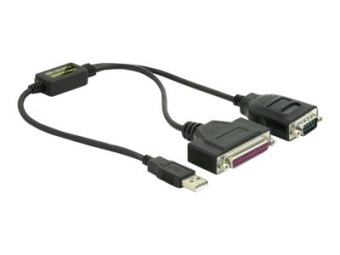 Delock Adapter ParallelSeriell - USB - parallel