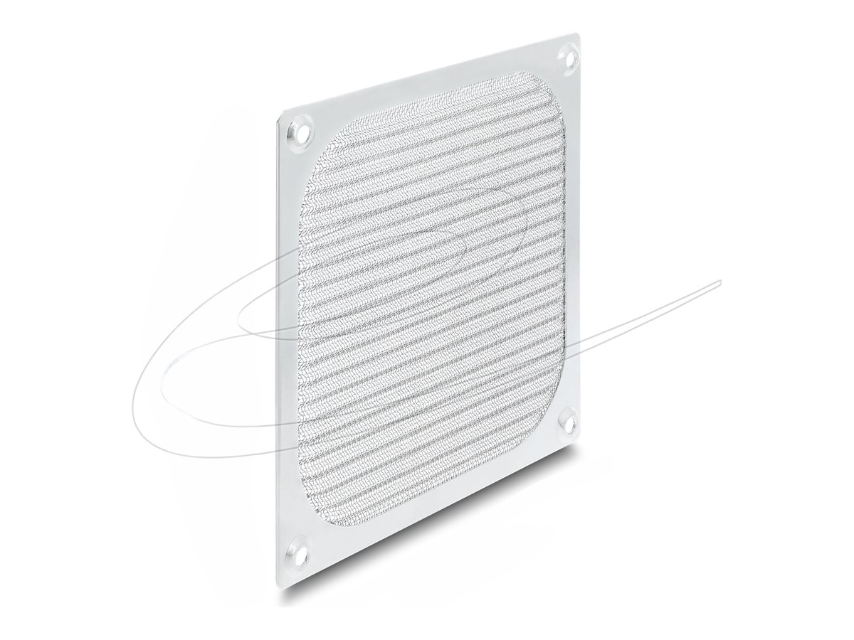 Delock Lüftergitter mit Filter - 120 x 120 mm, Aluminium, Edelstahlfiltergewebe