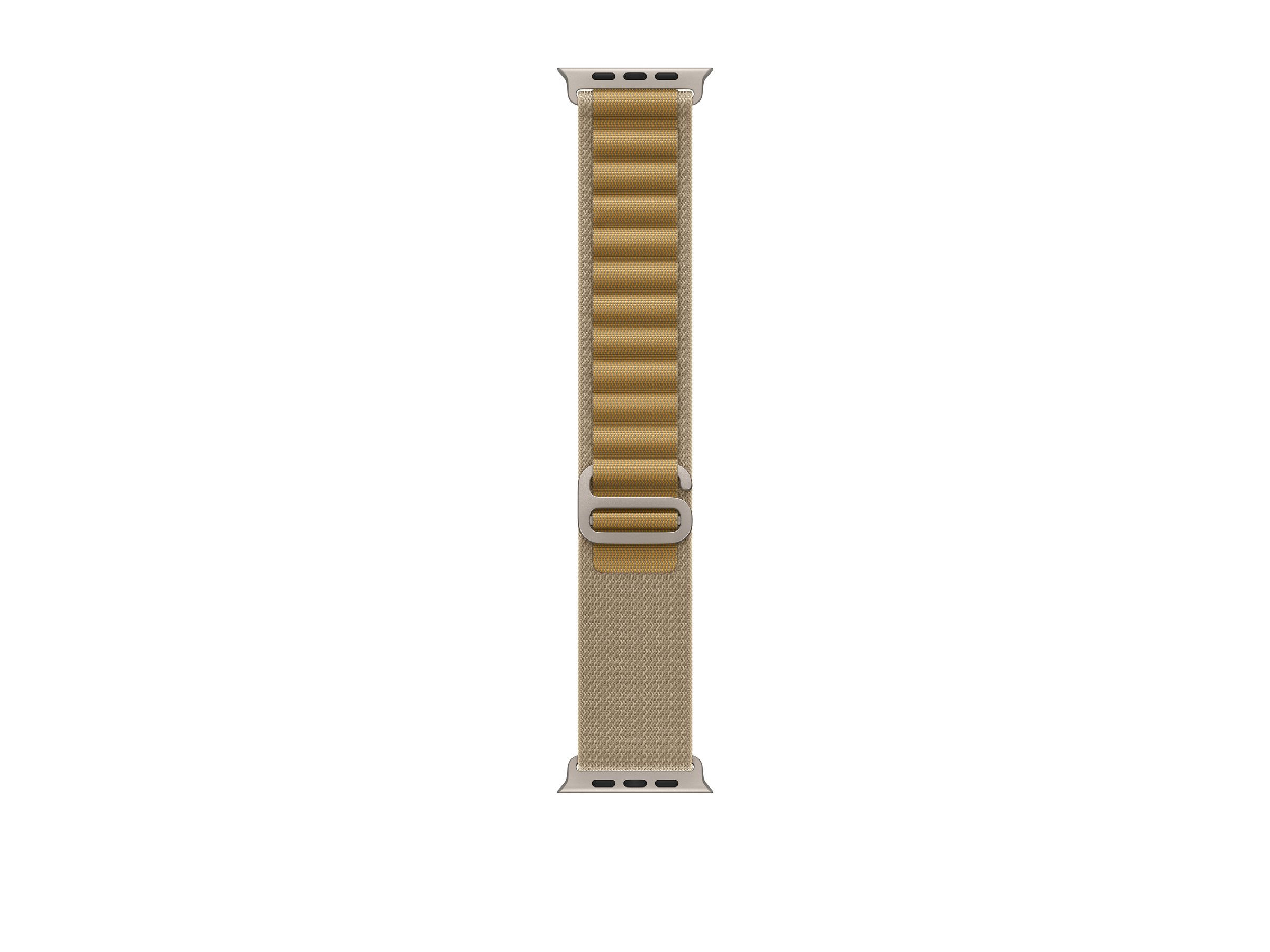 Apple Watch Ultra 2 - 49 mm - natürliches Titan - mit Alpine Loop - Stoff - hellbraun - Bandgröße: S, Ansicht 3