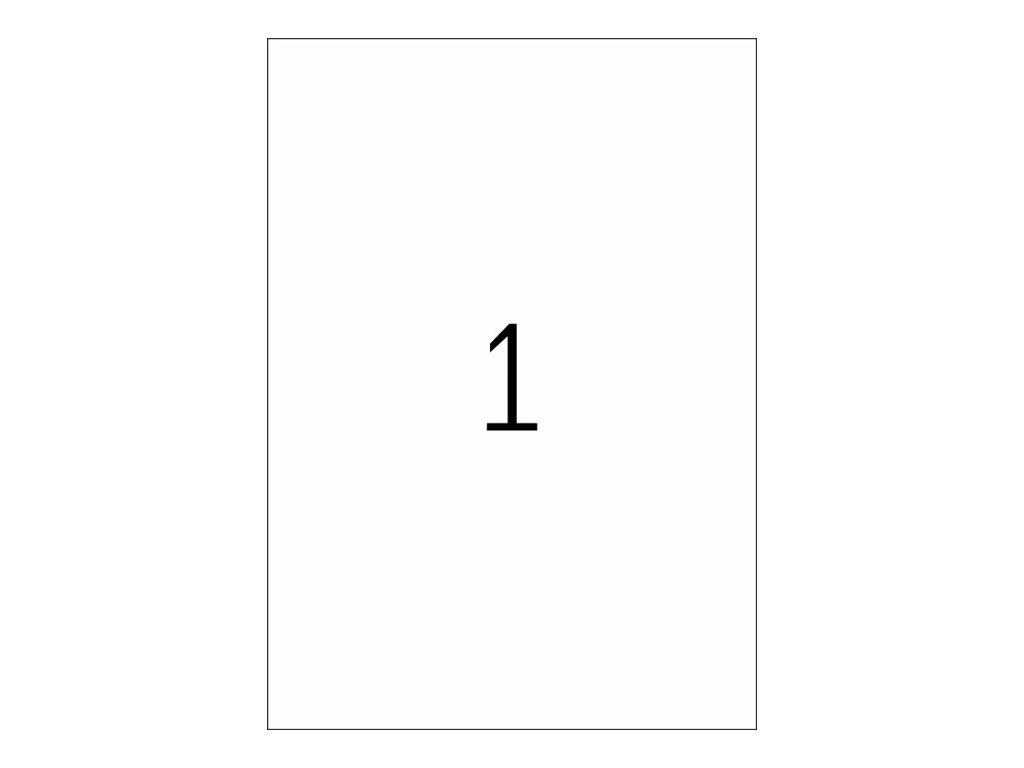 HERMA Special - Matt - permanent selbstklebend - weiß - A4 (210 x 297 mm), Ansicht 3