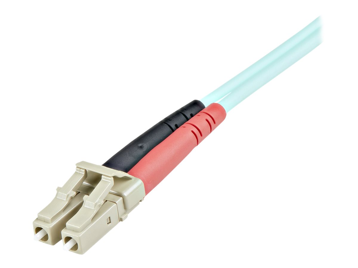 StarTech.com 1 m OM3 LWL Patchkabel, Multimode-Glasfaserkabel, LC auf LC - Patch-Kabel - LC Multi-Mode (M)