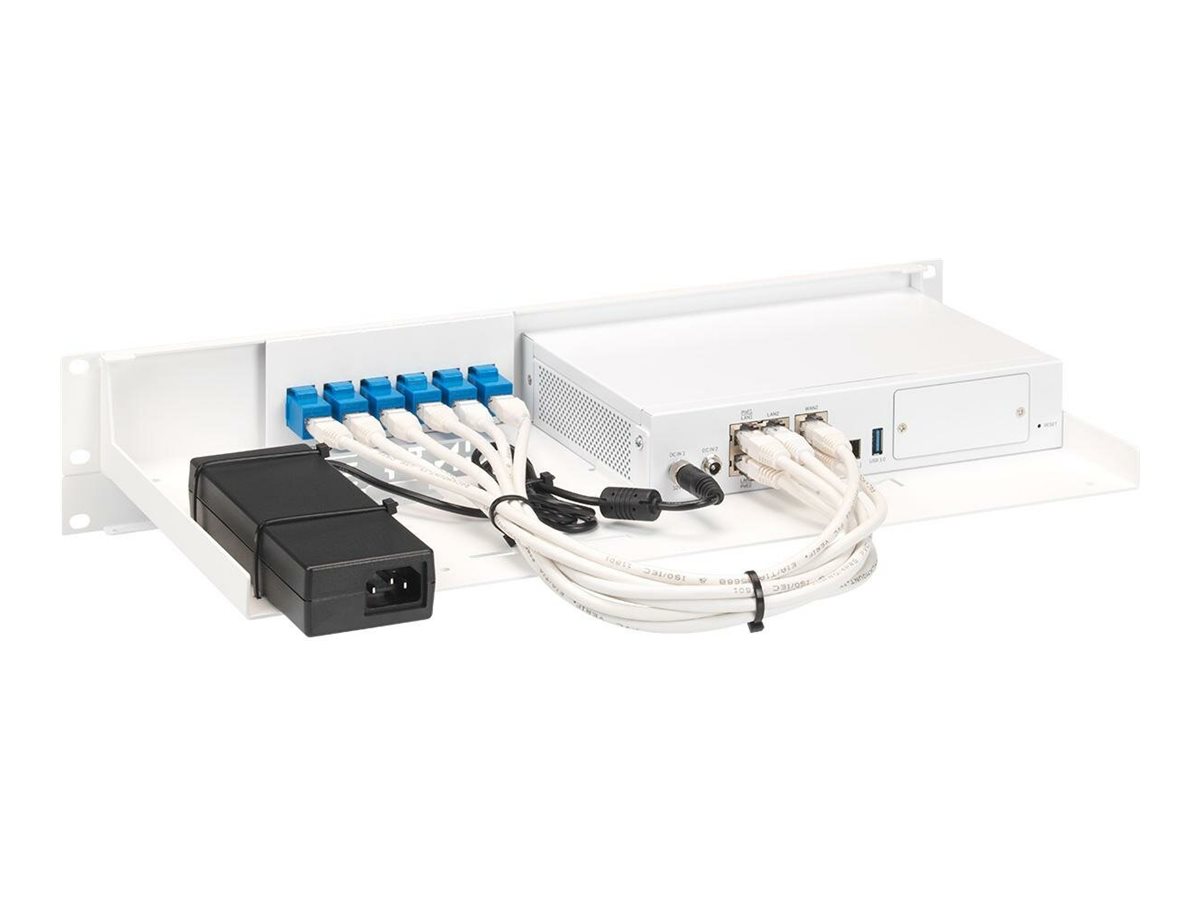 Rackmount.IT RM-SR-T10 - Netzwerk-Einrichtung - Rack montierbar - RAL 9003, Signal White - 1.3U - 48.3 cm (19), Ansicht 3