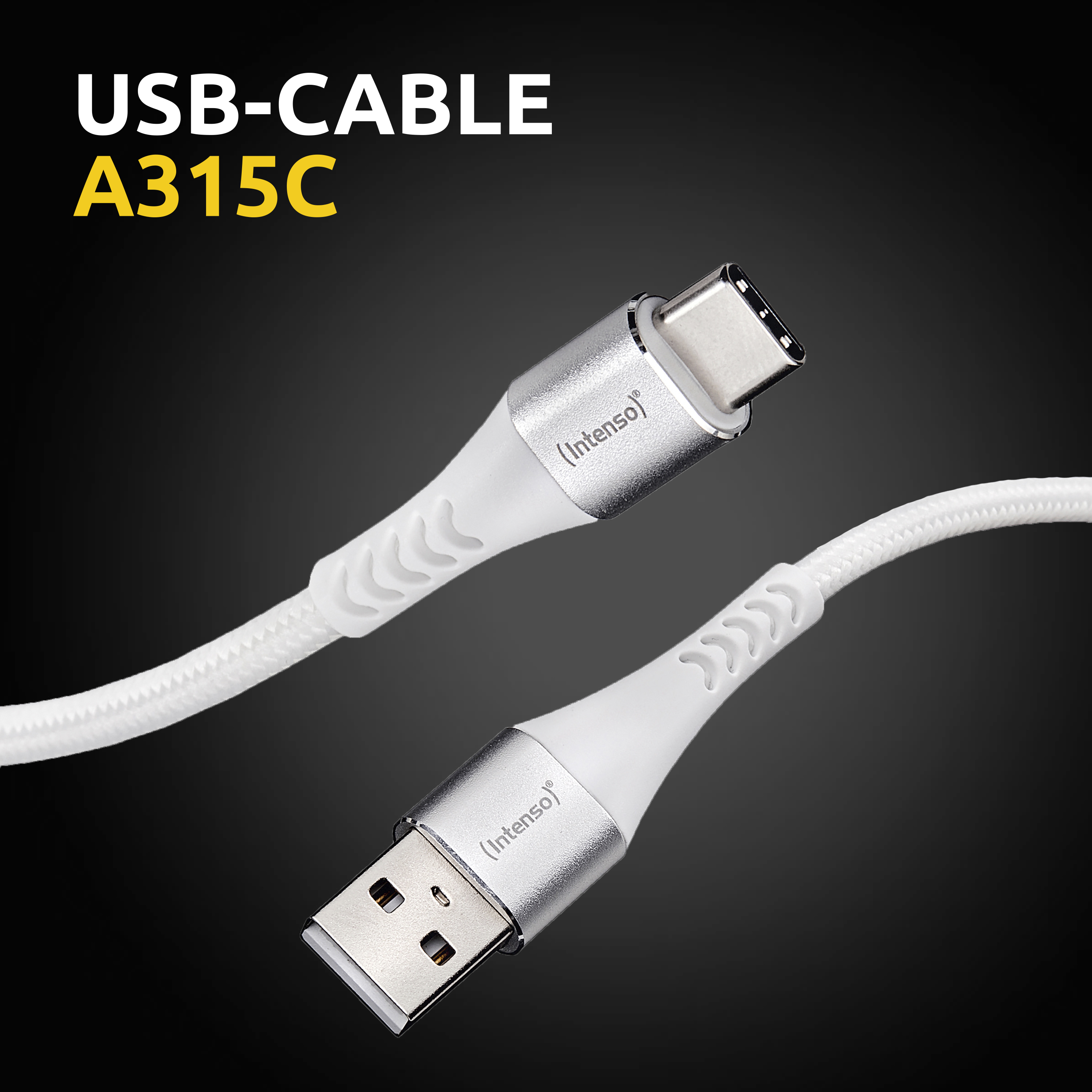 Intenso USB-A auf USB-C Kabel 1.5m weiß - Kabel - Digital/Daten, Ansicht 2