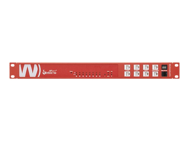 Rackmount.IT RM-WG-T7 - Netzwerk-Einrichtung - Rack montierbar - WatchGuard Red - 1U - 48.3 cm (19), Ansicht 2