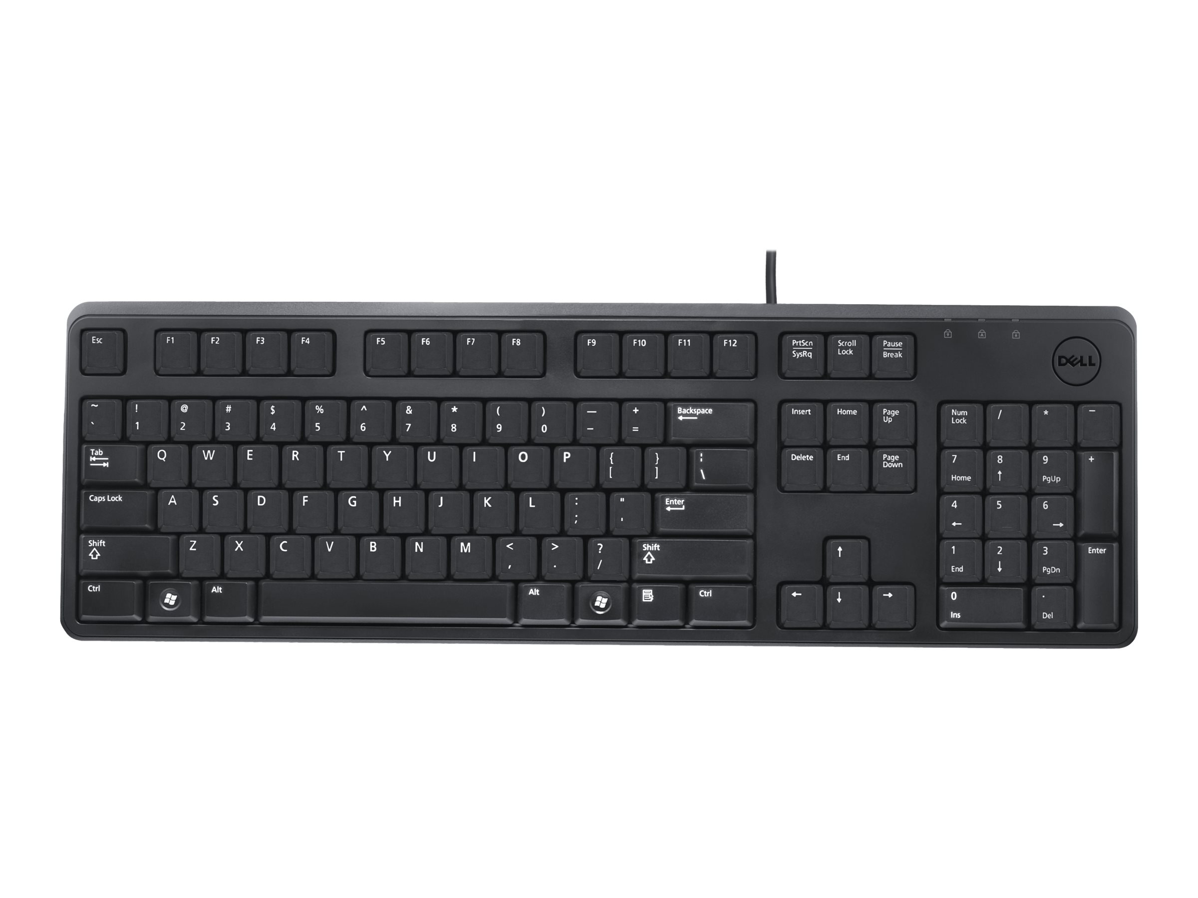 Dell KB212-B QuietKey - Tastatur - USB - TL: Französisch, AZERTY, Ansicht 3