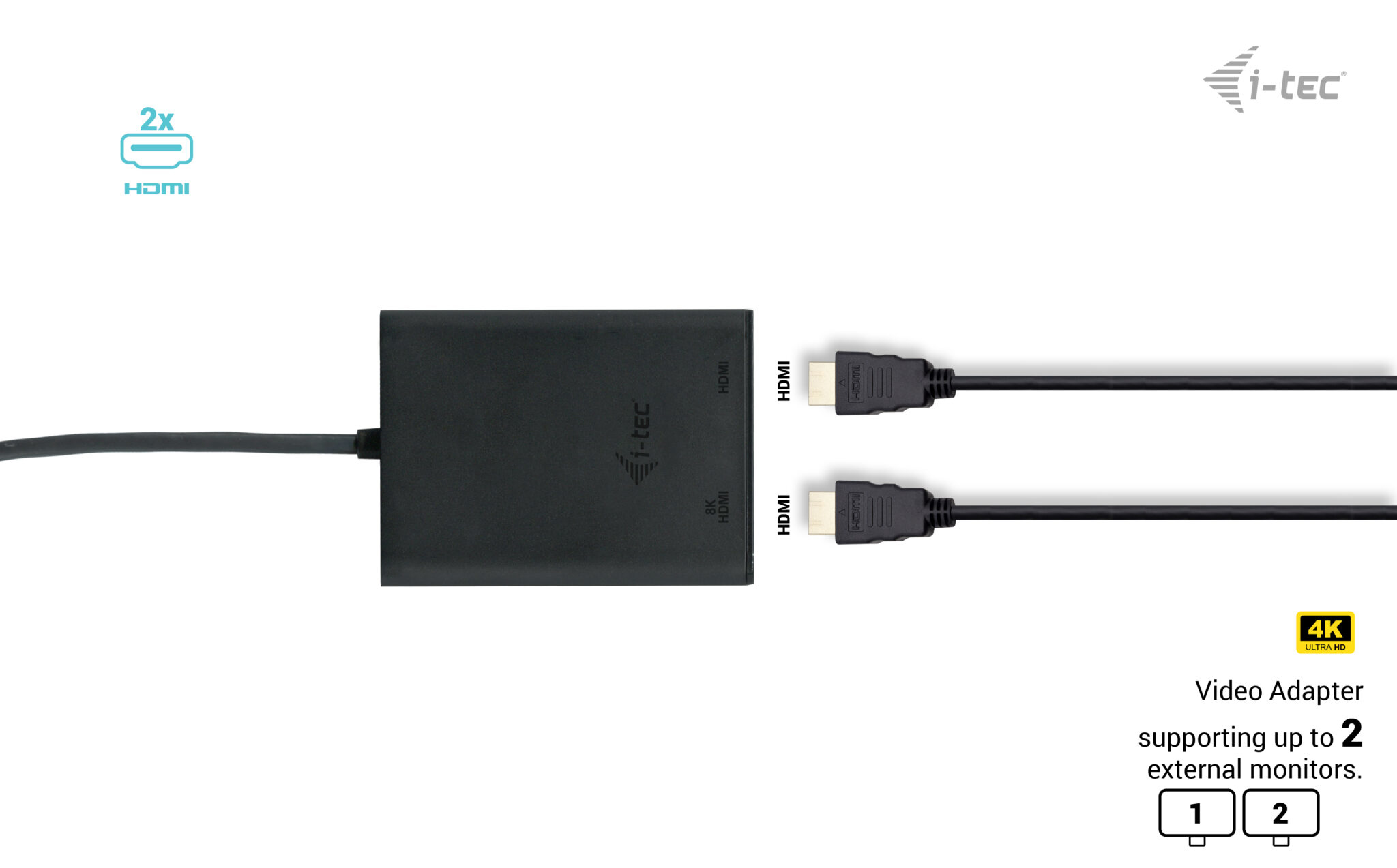 i-tec Dockingstation - für Tablet, Laptop - USB-C / USB4 / Thunderbolt 3 / Thunderbolt 4, Ansicht 2