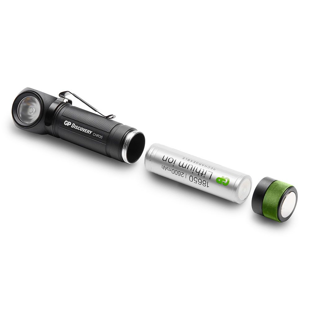 GP Battery GP Lighting CH35 - Hand-Blinklicht - Schwarz - Grün - IPX4 - LED - 1 Lampen - 600 lm, Ansicht 2