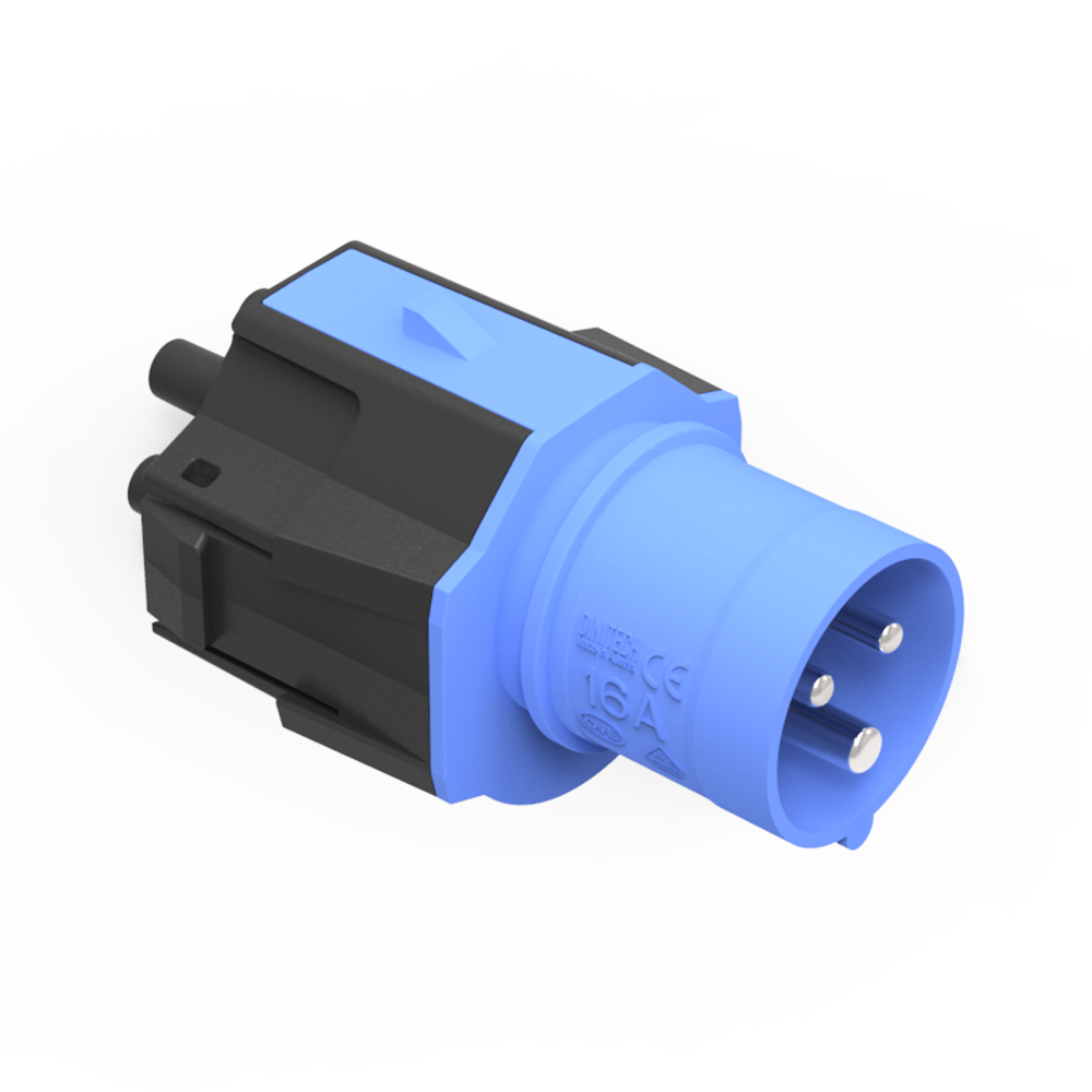 NRGkick 20001053 - Steckdosenadapter - Schwarz - Blau - Rot, Ansicht 3