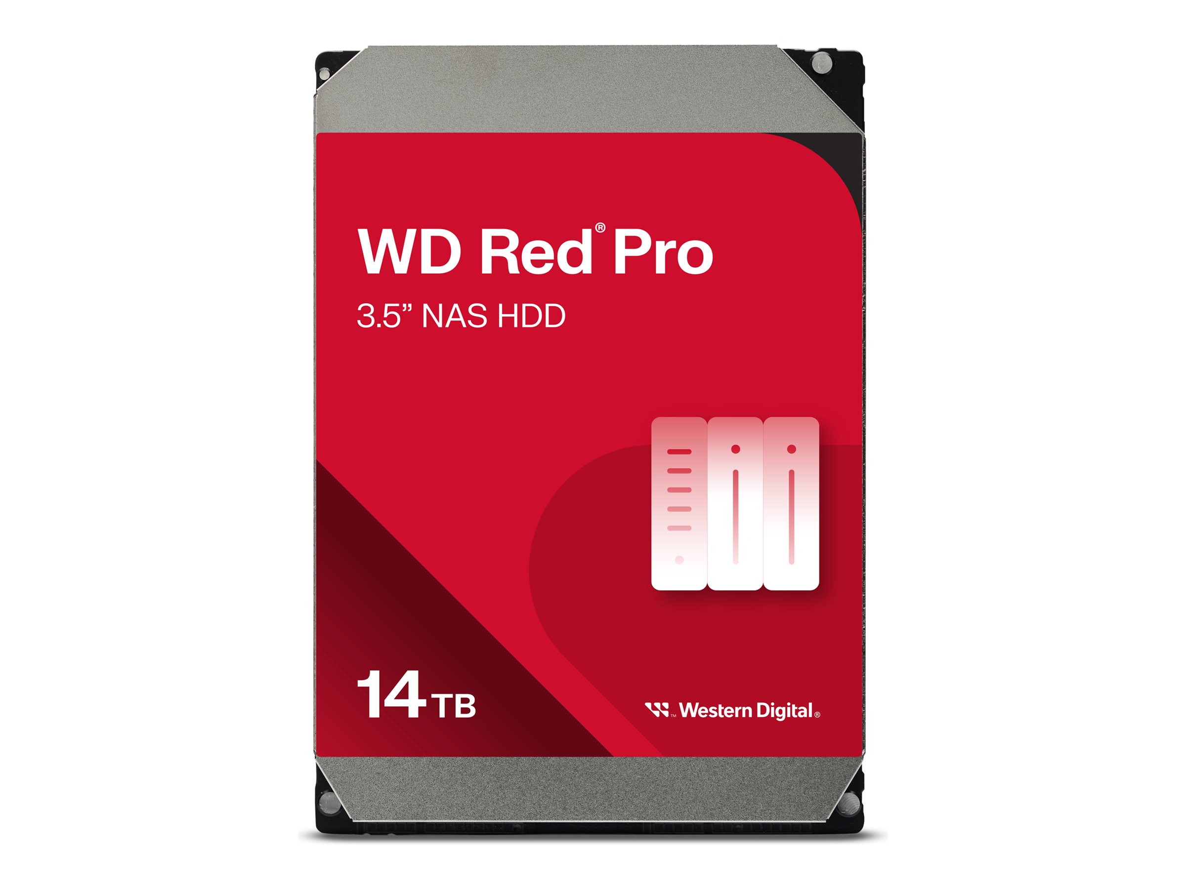WD Red Pro WD142KFGX - Festplatte - 14 TB - intern - 3.5" (8.9 cm)