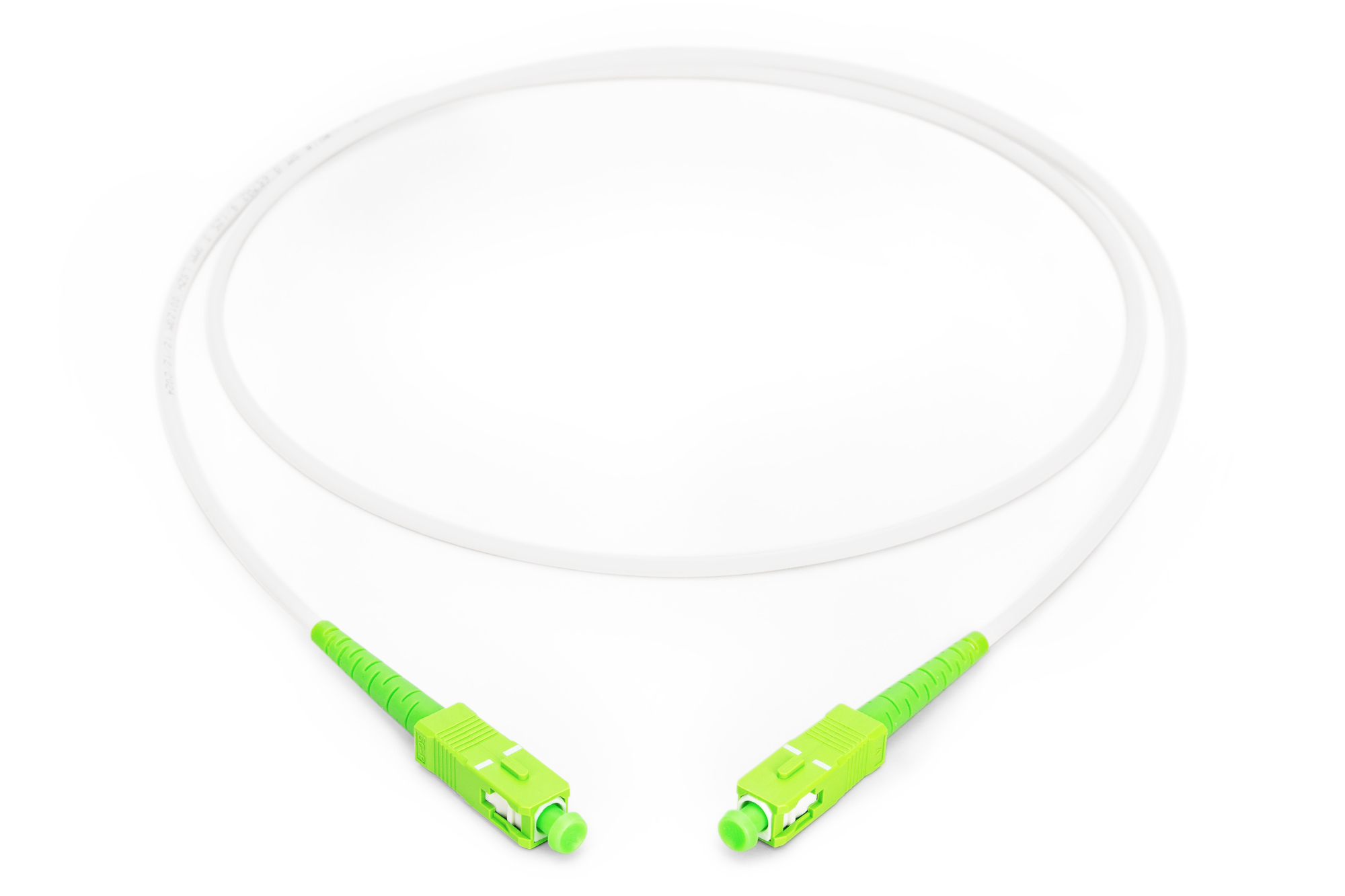 DIGITUS Glasfaser Patchkabel, stahlarmiert, simplex, singlemode, SC/APC  SC/APC, 5 m, Ansicht 3