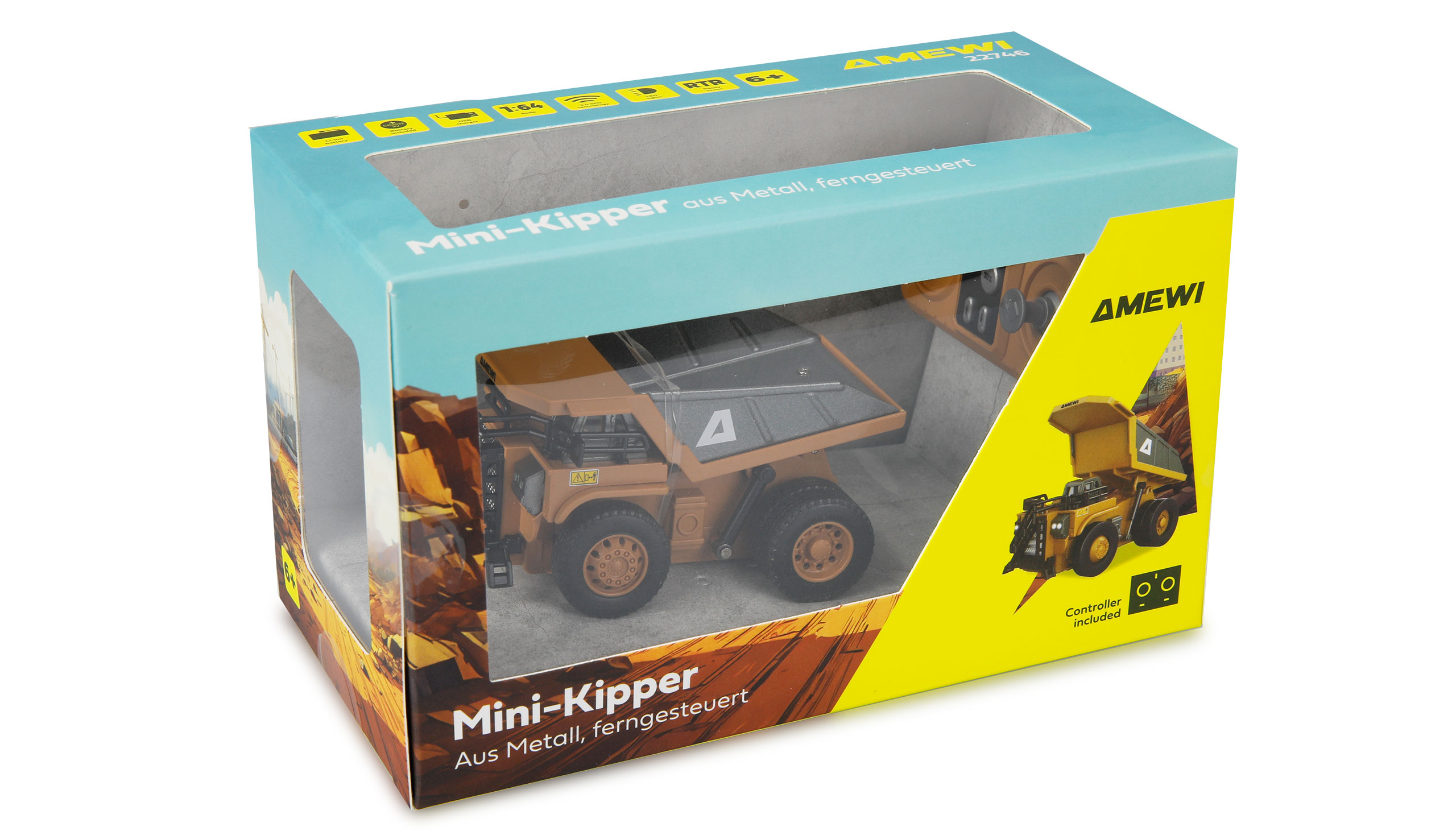 Amewi Mini-Kipper aus Metall 8-Kanal 1 64 RTR 6+, Ansicht 2