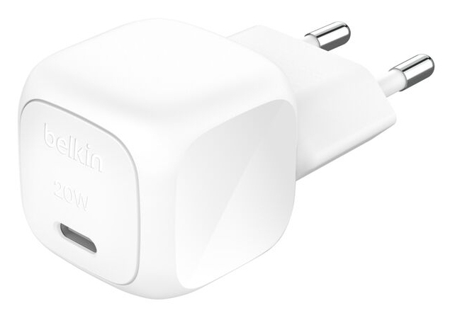 Belkin BoostCharge - Netzteil - kompakt - 20 Watt - Power Delivery 3.1, Fast Charge (24 pin USB-C), Ansicht 2