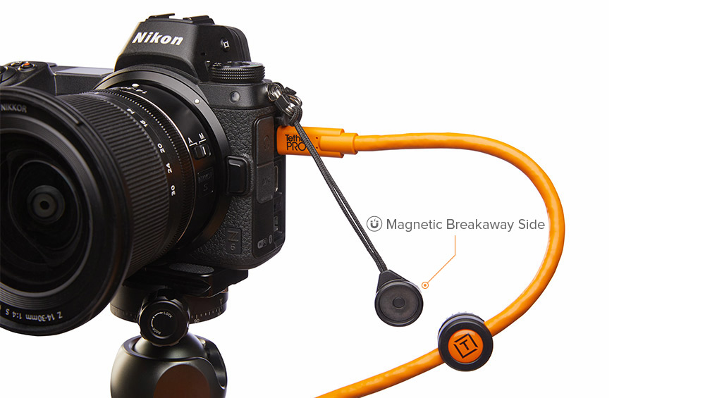 Tether Tools TetherGuard Camera Support - Kabelhalter - Universal - Schwarz - Orange, Ansicht 4